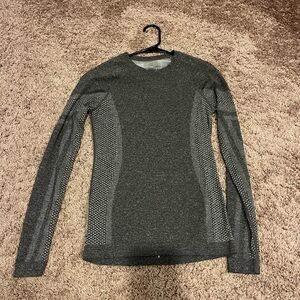 FIGS Underscrub, Grey Long Sleeve, Size XS